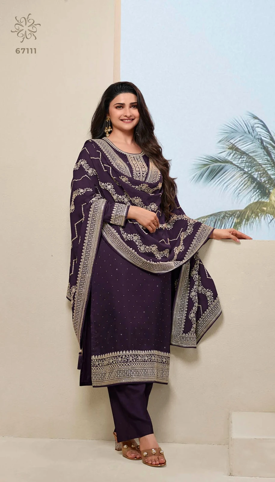 Vinay Parul Colour Plus Dola Wholesale Designer Salwar Suit Catalog — Wholesale Salwar Suits, MPA wholesale from Surat - Gallery Image 7